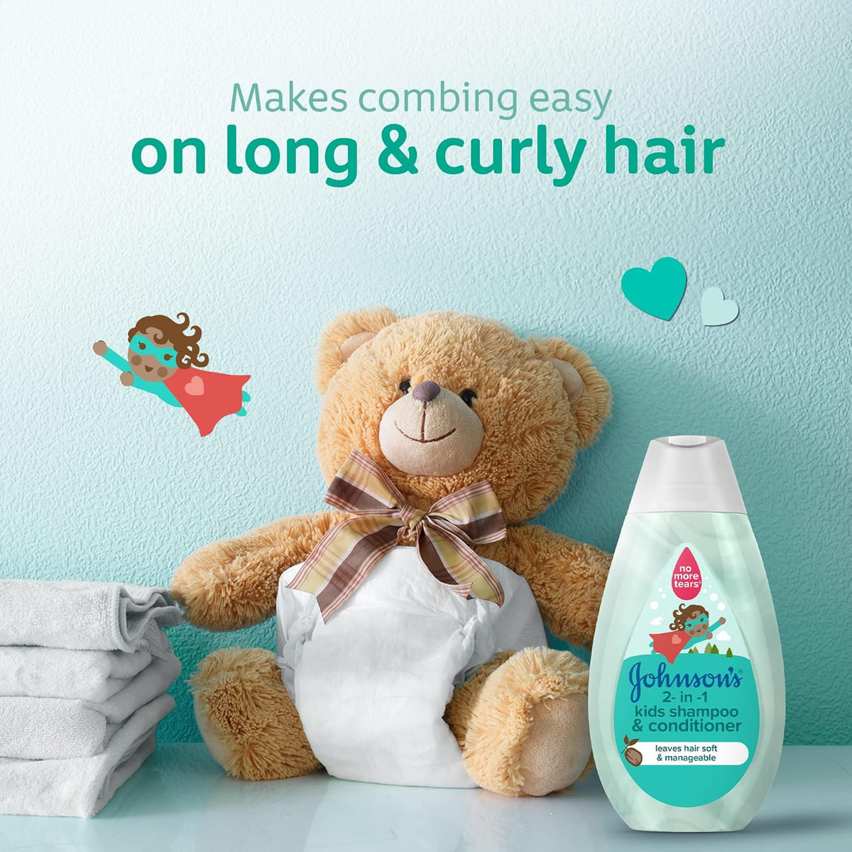 Johnson's Baby 2 - In - 1 Kids Shampoo & Conditioner 500ml – No More Tears, Hypoallergenic - Al Kabayel Discount CentreJohnson's Baby 2 - In - 1 Kids Shampoo & Conditioner 500ml – No More Tears, HypoallergenicBaby ProductsJOHNSON'SAl Kabayel Discount Centre