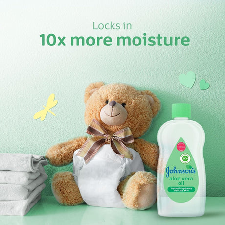 Johnson's Baby Aloe Vera Moisturising Oil 300ml - Al Kabayel Discount CentreJohnson's Baby Aloe Vera Moisturising Oil 300mlBaby ProductsJOHNSON'SAl Kabayel Discount Centre