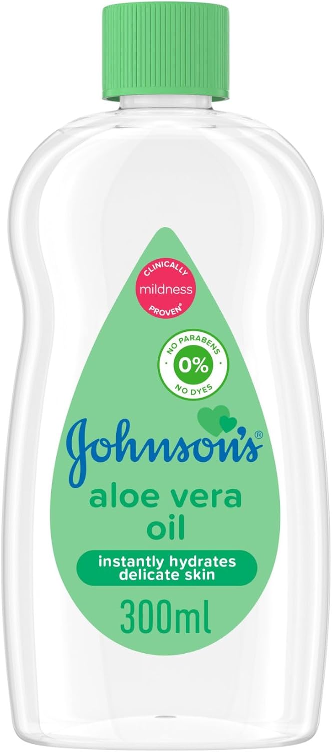Johnson's Baby Aloe Vera Moisturising Oil 300ml - Al Kabayel Discount CentreJohnson's Baby Aloe Vera Moisturising Oil 300mlBaby ProductsJOHNSON'SAl Kabayel Discount Centre