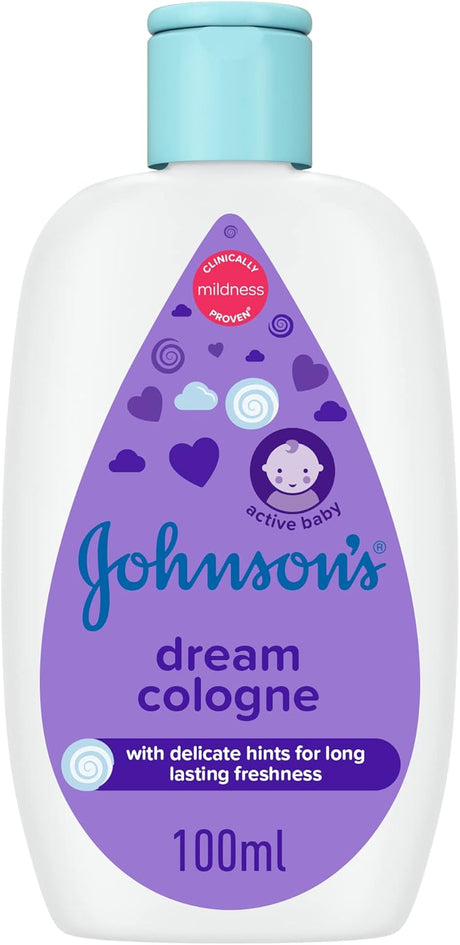 Johnson's Baby Dream Cologne 100ml – Gentle & Refreshing Scent for Delicate Skin - Al Kabayel Discount CentreJohnson's Baby Dream Cologne 100ml – Gentle & Refreshing Scent for Delicate SkinBaby ProductsJOHNSON'SAl Kabayel Discount Centre