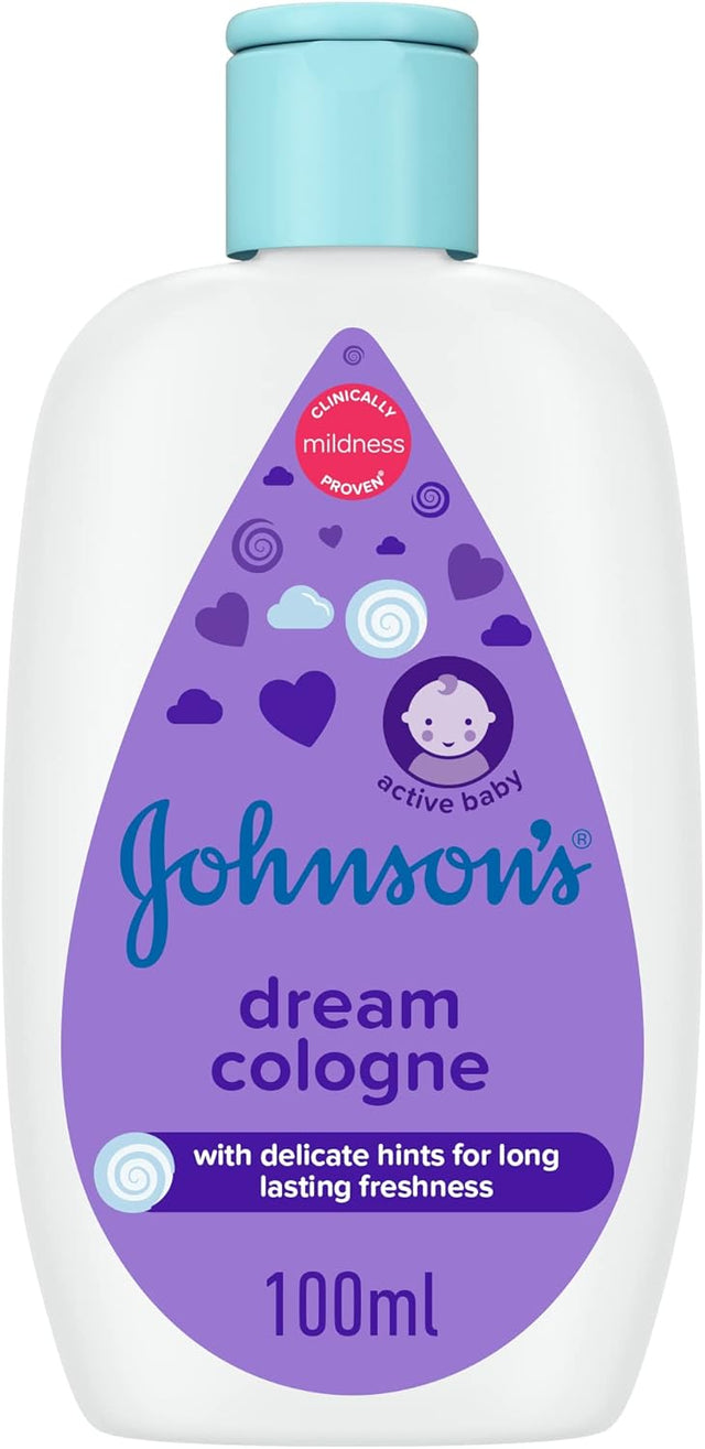 Johnson's Baby Dream Cologne 100ml – Gentle & Refreshing Scent for Delicate Skin - Al Kabayel Discount CentreJohnson's Baby Dream Cologne 100ml – Gentle & Refreshing Scent for Delicate SkinBaby ProductsJOHNSON'SAl Kabayel Discount Centre
