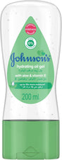 Johnson's Baby Hydrating Oil Gel with Aloe Vera & Vitamin E – 200ml - Al Kabayel Discount CentreJohnson's Baby Hydrating Oil Gel with Aloe Vera & Vitamin E – 200mlBaby ProductsJOHNSON'SAl Kabayel Discount Centre