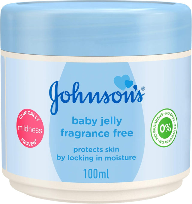 Johnson's Baby Jelly Fragrance Free 100ml – Gentle, Hypoallergenic Skin Protection - Al Kabayel Discount CentreJohnson's Baby Jelly Fragrance Free 100ml – Gentle, Hypoallergenic Skin ProtectionBaby ProductsJOHNSON'SAl Kabayel Discount Centre