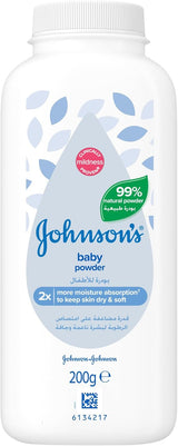 Johnson's Baby Powder – 99% Natural, Talc - Free, 200g - Al Kabayel Discount CentreJohnson's Baby Powder – 99% Natural, Talc - Free, 200gBaby ProductsJOHNSON'SAl Kabayel Discount Centre