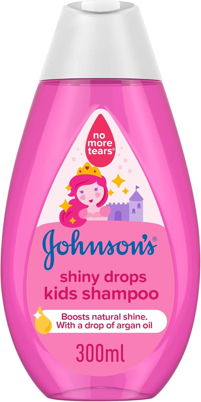 Johnson's Baby Shiny Drops Kids Shampoo 300ml – No More Tears Formula with Argan Oil - Al Kabayel Discount CentreJohnson's Baby Shiny Drops Kids Shampoo 300ml – No More Tears Formula with Argan OilBaby ProductsJOHNSON'SAl Kabayel Discount Centre