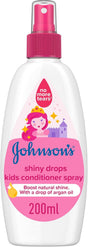 Johnson's Shiny Drops Kids Conditioner Spray 200ml – No More Tears Formula - Al Kabayel Discount CentreJohnson's Shiny Drops Kids Conditioner Spray 200ml – No More Tears FormulaBaby ProductsJOHNSON'SAl Kabayel Discount Centre