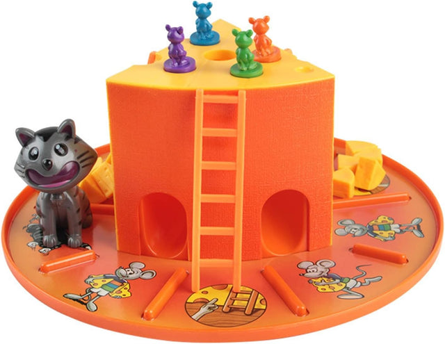 Joodi Cat & Mouse Game Playset, Includes 1pc Giant Cheese - 17pcs og Cheese - 3 Ladders - 4pcs Multicolor Mice - 1pc Cat - 1pc Die, 556 - 38 - Al Kabayel Discount CentreJoodi Cat & Mouse Game Playset, Includes 1pc Giant Cheese - 17pcs og Cheese - 3 Ladders - 4pcs Multicolor Mice - 1pc Cat - 1pc Die, 556 - 38Board GamesJOODIAl Kabayel Discount Centre