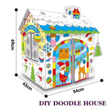 Joodi DIY Big House Doodle, Creative Baby House Painting Set, 54cm*43cm*69cm - Al Kabayel Discount CentreJoodi DIY Big House Doodle, Creative Baby House Painting Set, 54cm*43cm*69cmEducational ToysJOODIAl Kabayel Discount Centre