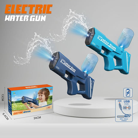JOODI Electric Water Gun, 5m - 8m Shooting Range, 200ml Water Capacity Bottle, Azure - Al Kabayel Discount CentreJOODI Electric Water Gun, 5m - 8m Shooting Range, 200ml Water Capacity Bottle, AzureFigures & plush toysJOODIAl Kabayel Discount Centre