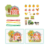 Joodi Farm 23pcs Wooden Threading Game Set, Multicolor - Al Kabayel Discount CentreJoodi Farm 23pcs Wooden Threading Game Set, MulticolorEducational ToysJOODIAl Kabayel Discount Centre
