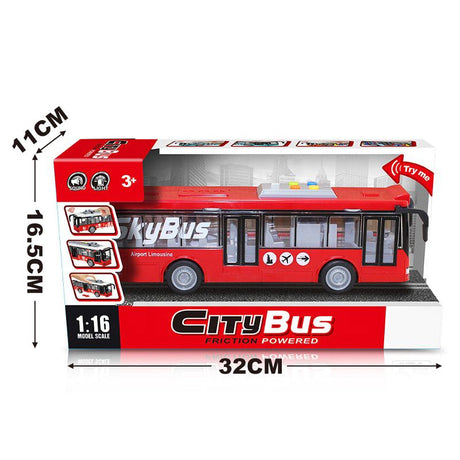 Joodi Friction Powered City Bus with Music, 1:16 Mode Scale, Red - Al Kabayel Discount CentreJoodi Friction Powered City Bus with Music, 1:16 Mode Scale, RedToys for boysJOODIAl Kabayel Discount Centre