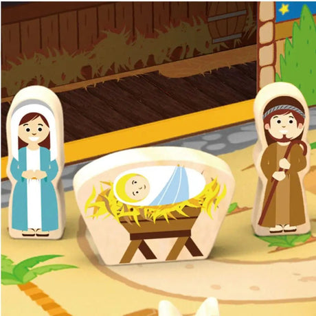 Joodi Merry Christmas 25pcs Wooden Village Set, Nativity Scene Play Box - Al Kabayel Discount CentreJoodi Merry Christmas 25pcs Wooden Village Set, Nativity Scene Play BoxBuilding ToysJOODIAl Kabayel Discount Centre