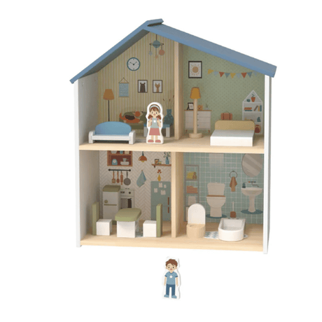 Joodi Wooden 14pcs Doll House Playset - Al Kabayel Discount CentreJoodi Wooden 14pcs Doll House PlaysetPretend PlayJOODIAl Kabayel Discount Centre