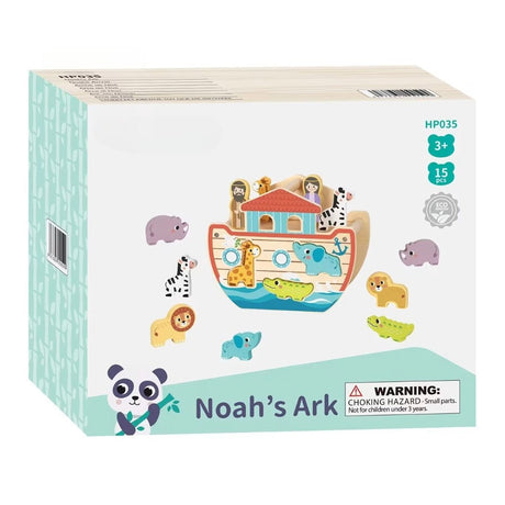 Joodi Wooden 15pcs Noah's Ark Playset - Al Kabayel Discount CentreJoodi Wooden 15pcs Noah's Ark PlaysetEducational ToysJOODIAl Kabayel Discount Centre