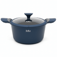 Julia Blue Casserole with Glass Lid - Non-Stick Grey Marble Coating - 32cm - Al Kabayel Discount CentreJulia Blue Casserole with Glass Lid - Non-Stick Grey Marble Coating - 32cmCasserolesJULIAAl Kabayel Discount Centre
