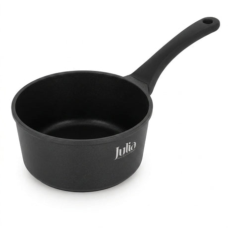 Julia Cast Tec Non-Stick Sauce Pan with Aluminium Lid – 18cm - Al Kabayel Discount CentreJulia Cast Tec Non-Stick Sauce Pan with Aluminium Lid – 18cmFrying Pans & SkilletsJULIAAl Kabayel Discount Centre