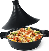 Julia Elite - Pro Plus Tajine With Lid 32cm - Black - Al Kabayel Discount CentreJulia Elite - Pro Plus Tajine With Lid 32cm - BlackCasserolesJULIAAl Kabayel Discount Centre