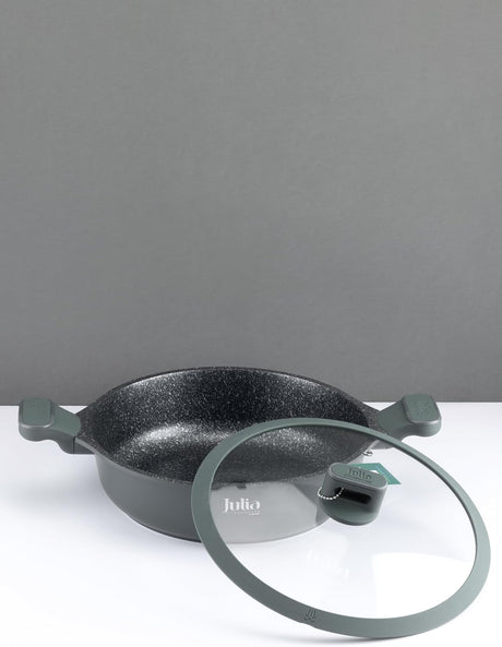 Julia Non - Stick Casserole With Lid 28cm - Green - Al Kabayel Discount CentreJulia Non - Stick Casserole With Lid 28cm - GreenCasserolesJULIAAl Kabayel Discount Centre