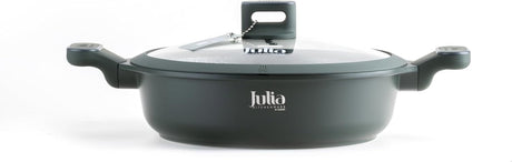 Julia Non - Stick Casserole With Lid 28cm - Green - Al Kabayel Discount CentreJulia Non - Stick Casserole With Lid 28cm - GreenCasserolesJULIAAl Kabayel Discount Centre
