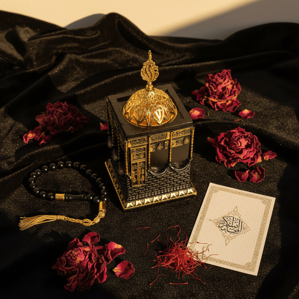 Kaaba Design Chalk Incense Burner — Black & Gold | 11.5 × 7.5 cm - Al Kabayel Discount CentreKaaba Design Chalk Incense Burner — Black & Gold | 11.5 × 7.5 cmIncense BurnerAKDCAl Kabayel Discount Centre