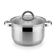 Kaisa Villa Stainless Steel Cooking Pot with Glass Lid 3.9L - Al Kabayel Discount CentreKaisa Villa Stainless Steel Cooking Pot with Glass Lid 3.9LCasserolesKAISA VILLAAl Kabayel Discount Centre