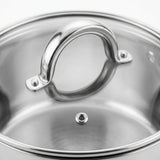 Kaisa Villa Stainless Steel Cooking Pot with Glass Lid 3.9L - Al Kabayel Discount CentreKaisa Villa Stainless Steel Cooking Pot with Glass Lid 3.9LCasserolesKAISA VILLAAl Kabayel Discount Centre