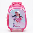 Kanari 3-Piece Trolley School Bag Set 16 Inch – Scooter Girl Print – Pink (Trolley Bag + Lunch Bag + Pencil Pouch) - Al Kabayel Discount CentreKanari 3-Piece Trolley School Bag Set 16 Inch – Scooter Girl Print – Pink (Trolley Bag + Lunch Bag + Pencil Pouch)School BagsKANARIAl Kabayel Discount Centre