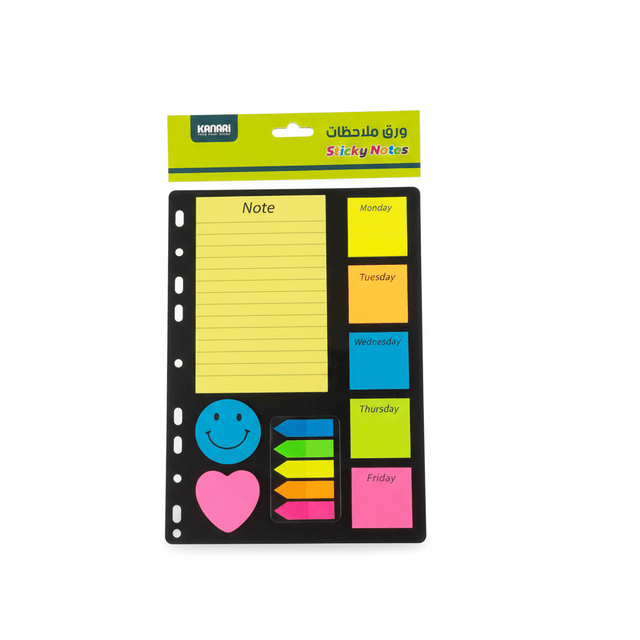 Kanari Daily Base Sticky Notes Set - Al Kabayel Discount CentreKanari Daily Base Sticky Notes SetNotepads & Legal PadsKANARIAl Kabayel Discount Centre