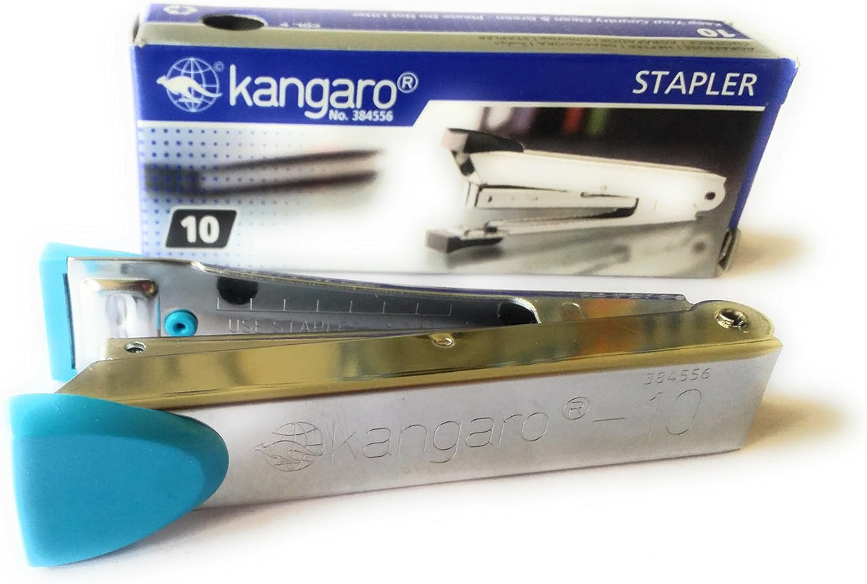 Kangaro No.10 Stapler Silver Capacity - 20 Sheets - Al Kabayel Discount CentreKangaro No.10 Stapler Silver Capacity - 20 SheetsPaper Clips, Staples & FastenersKANGAROAl Kabayel Discount Centre