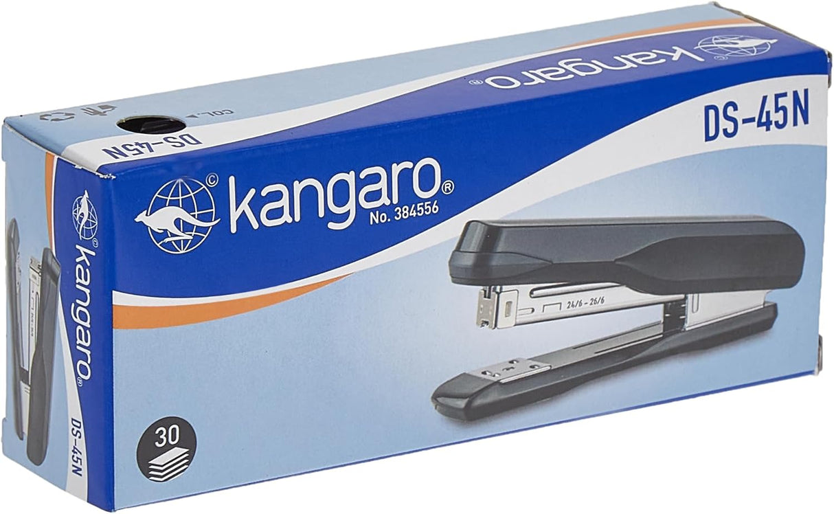 Kangaro Stapler DS45N Plastic Body Capacity 30 Sheets - Black Color - Al Kabayel Discount CentreKangaro Stapler DS45N Plastic Body Capacity 30 Sheets - Black ColorPaper Clips, Staples & FastenersKANGAROAl Kabayel Discount Centre