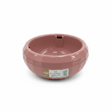 Karasu Geometric Plastic Planter Bowl - 0.7L - Rose / Grey - Al Kabayel Discount CentreKarasu Geometric Plastic Planter Bowl - 0.7L - Rose / GreyFlower VaseKARASUAl Kabayel Discount Centre