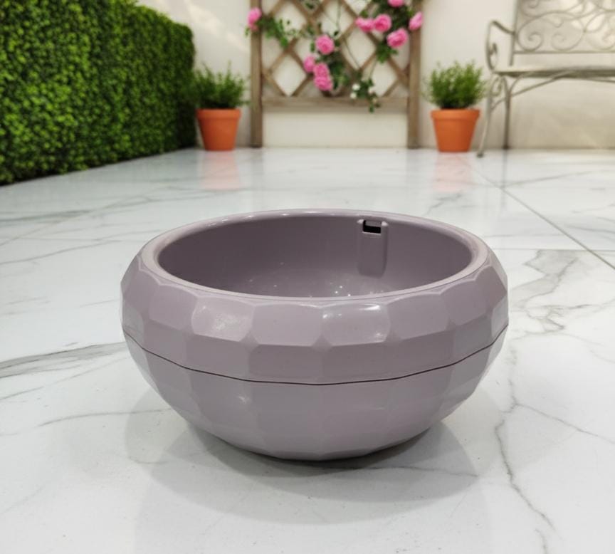 KARASU Medium 2L Purple Plastic Plant Pot – Stylish and Durable Decorative Planter for Indoor Plants, Office Desks, or Outdoor Gardens - Al Kabayel Discount CentreKARASU Medium 2L Purple Plastic Plant Pot – Stylish and Durable Decorative Planter for Indoor Plants, Office Desks, or Outdoor GardensFlower/Plant PotsKARASUAl Kabayel Discount Centre