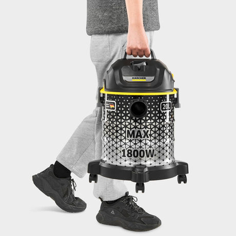 Karcher Drum Vacuum Cleaner, 1800W Max Power with 20L Container and Blower Function - Al Kabayel Discount CentreKarcher Drum Vacuum Cleaner, 1800W Max Power with 20L Container and Blower FunctionVacuum CleanersKARCHERAl Kabayel Discount Centre