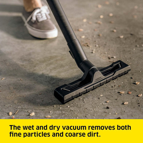 Karcher WD2 Wet & Dry Vacuum Cleaner, 12 Liter Container, Multi - Purpose Home Cleaning, Powerful Suction, Versatile Accessories - Al Kabayel Discount CentreKarcher WD2 Wet & Dry Vacuum Cleaner, 12 Liter Container, Multi - Purpose Home Cleaning, Powerful Suction, Versatile AccessoriesVacuum CleanersKARCHERAl Kabayel Discount Centre