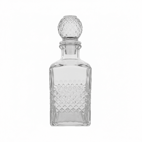 Kaveh Crystal - Cut Glass Decanter with Faceted Ball Stopper — Diamond Hobnail Square Decanter, 1160ml - Al Kabayel Discount CentreKaveh Crystal - Cut Glass Decanter with Faceted Ball Stopper — Diamond Hobnail Square Decanter, 1160mlJugsKAVEHAl Kabayel Discount Centre