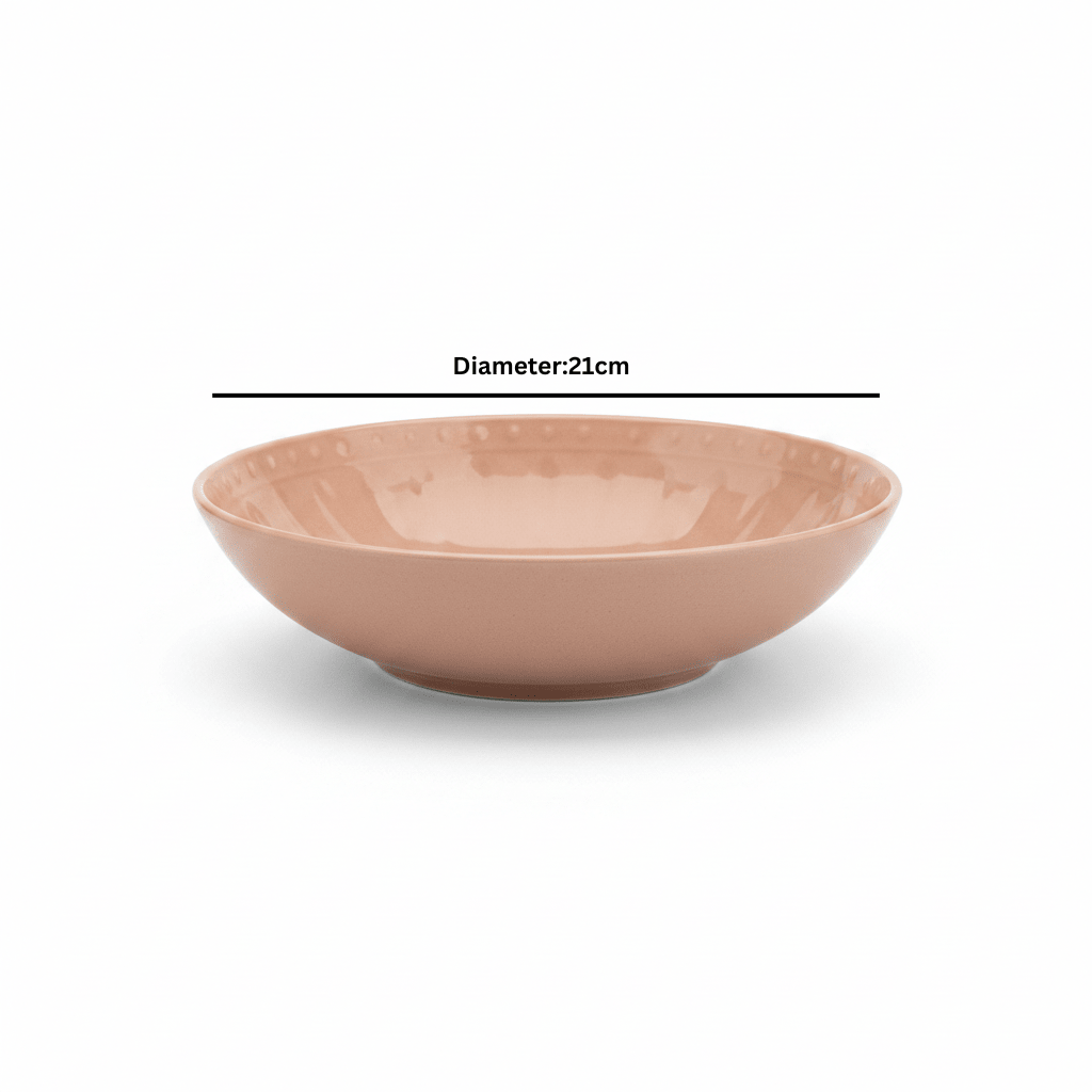 Keramika Blush Rose Ceramic Bowl - 21cm - Al Kabayel Discount CentreKeramika Blush Rose Ceramic Bowl - 21cmBowlsKERAMIKAAl Kabayel Discount Centre