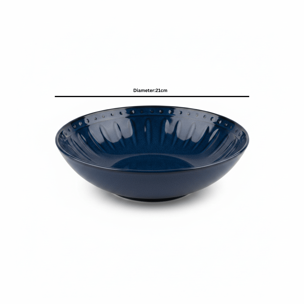 Keramika Navy Blue Ceramic Bowl - 21cm - Al Kabayel Discount CentreKeramika Navy Blue Ceramic Bowl - 21cmBowlsKERAMIKAAl Kabayel Discount Centre