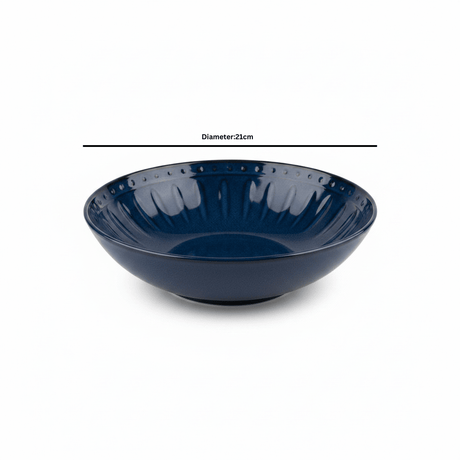 Keramika Navy Blue Ceramic Bowl - 21cm - Al Kabayel Discount CentreKeramika Navy Blue Ceramic Bowl - 21cmBowlsKERAMIKAAl Kabayel Discount Centre