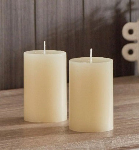 King Wain 2pcs Aromatic Pillar Candle 5cm*10cm, Jasmine with Pure Natural Extracts - Al Kabayel Discount CentreKing Wain 2pcs Aromatic Pillar Candle 5cm*10cm, Jasmine with Pure Natural ExtractsHome FragrancesKING WAINAl Kabayel Discount Centre