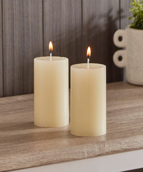 King Wain 2pcs Aromatic Pillar Candle 7cm*10cm, Jasmine with Pure Natural Extracts - Al Kabayel Discount CentreKing Wain 2pcs Aromatic Pillar Candle 7cm*10cm, Jasmine with Pure Natural ExtractsHome FragrancesKING WAINAl Kabayel Discount Centre