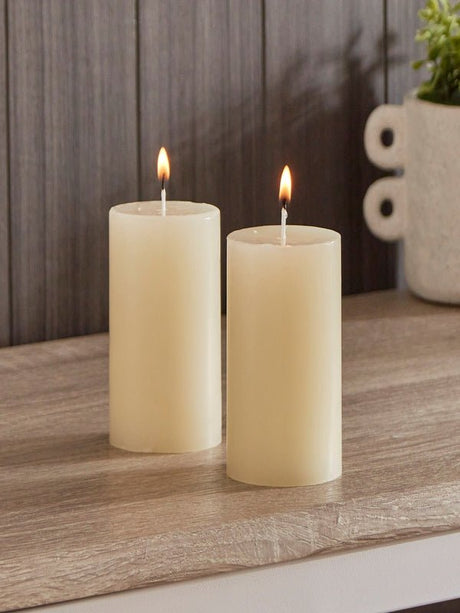 King Wain 2pcs Aromatic Pillar Candle 7cm*14cm, Jasmine with Pure Natural Extracts - Al Kabayel Discount CentreKing Wain 2pcs Aromatic Pillar Candle 7cm*14cm, Jasmine with Pure Natural ExtractsHome FragrancesKING WAINAl Kabayel Discount Centre