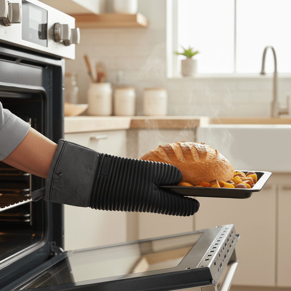 Kitchen Aid Silicone Microwave Oven Glove 17cm*33cm, Assorted Color - Al Kabayel Discount CentreKitchen Aid Silicone Microwave Oven Glove 17cm*33cm, Assorted ColorOven Mitts & GlovesKITCHEN AIDAl Kabayel Discount Centre