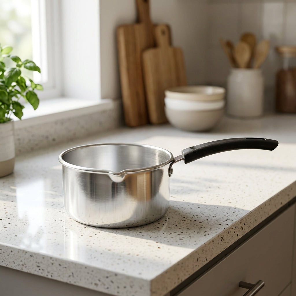 Kitchen Mark Anodized Aluminum Saucepan 15 cm - Al Kabayel Discount CentreKitchen Mark Anodized Aluminum Saucepan 15 cmFrying Pans & SkilletsKITCHEN MARKAl Kabayel Discount Centre