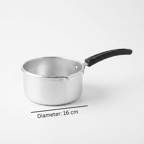 Kitchen Mark Anodized Aluminum Saucepan 16 cm - Al Kabayel Discount CentreKitchen Mark Anodized Aluminum Saucepan 16 cmFrying Pans & SkilletsKITCHEN MARKAl Kabayel Discount Centre