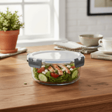 Kitchen Mark Borosilicate Glass Lunch Box with Locking Lid – 950ml - Al Kabayel Discount CentreKitchen Mark Borosilicate Glass Lunch Box with Locking Lid – 950mlLunch BoxKITCHEN MARKAl Kabayel Discount Centre