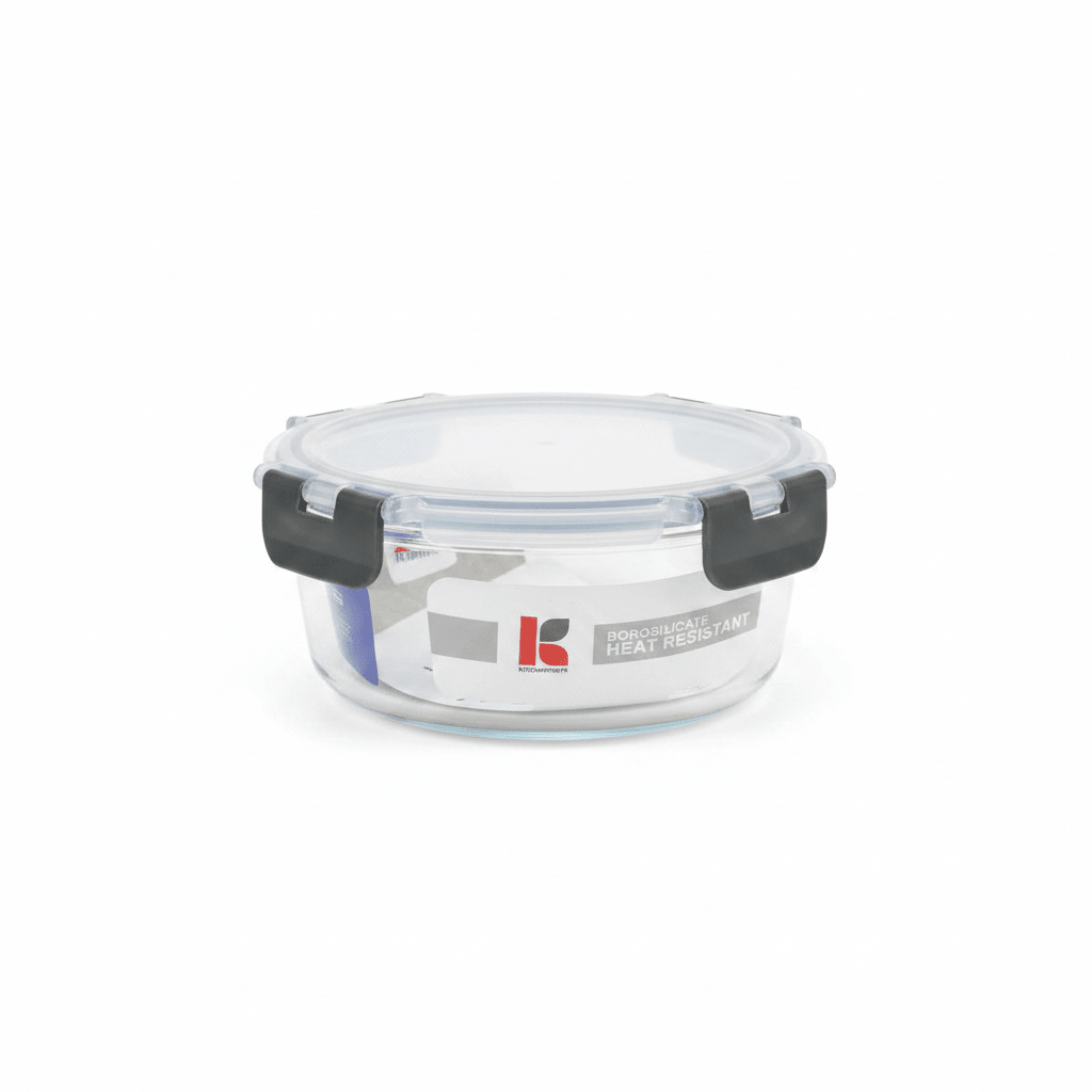 Kitchen Mark Borosilicate Glass Lunch Box with Locking Lid – 950ml - Al Kabayel Discount CentreKitchen Mark Borosilicate Glass Lunch Box with Locking Lid – 950mlLunch BoxKITCHEN MARKAl Kabayel Discount Centre