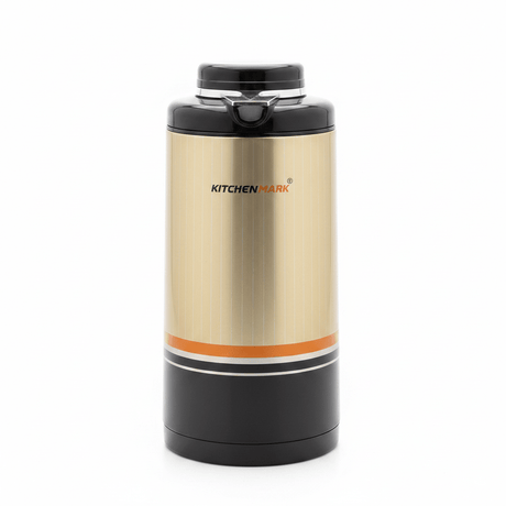 Kitchen Mark Champagne Gold Stainless Steel Vacuum Flask - 1300ml / 1600ml - Al Kabayel Discount CentreKitchen Mark Champagne Gold Stainless Steel Vacuum Flask - 1300ml / 1600mlThermosKITCHEN MARKAl Kabayel Discount Centre