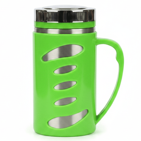 Kitchen Mark Green Insulated Mug 300ml | Stainless Steel & BPA - Free Plastic | Hot & Cold - Al Kabayel Discount CentreKitchen Mark Green Insulated Mug 300ml | Stainless Steel & BPA - Free Plastic | Hot & ColdMugsKITCHEN MARKAl Kabayel Discount Centre