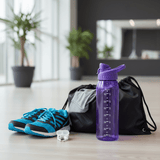 Kitchen Mark Plastic Water Bottle - 850ml – Purple / Green / White - Al Kabayel Discount CentreKitchen Mark Plastic Water Bottle - 850ml – Purple / Green / WhiteWater BottlesKITCHEN MARKAl Kabayel Discount Centre