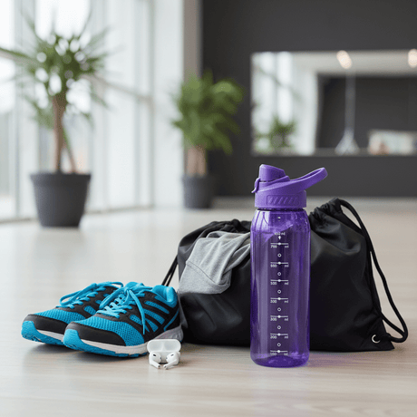 Kitchen Mark Plastic Water Bottle - 850ml – Purple / Green / White - Al Kabayel Discount CentreKitchen Mark Plastic Water Bottle - 850ml – Purple / Green / WhiteWater BottlesKITCHEN MARKAl Kabayel Discount Centre